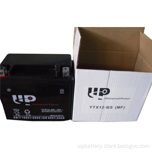 Sealed Maintenance Free Scooter Batteries 12V 10ah Ytx12-Bs